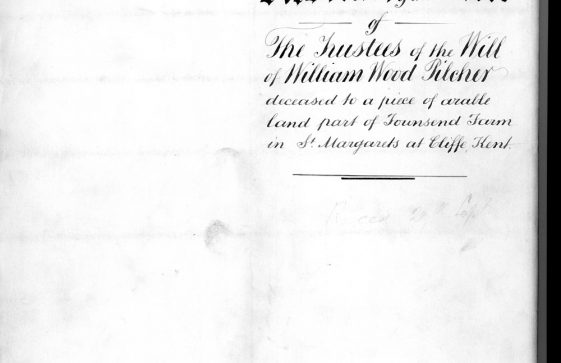 Townsend Farm - Title of The Trustees of the Will of William Wood Pilcher 1882