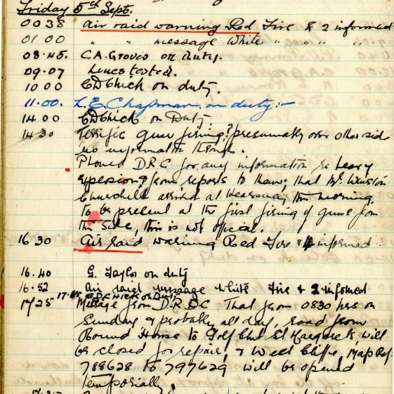 St Margaret's ARP (Air Raid Precautions) Log. Volume 4. 18 February 1941 - 25 September 1941. Pages 126-133