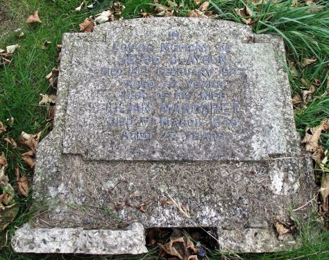 Gravestone of CLAYSON Jesse 1947; CLAYSON Lilian Margaret 1948; COOK Arthur 1942; COOK (nee CLAYSON) Dorothy May 1951