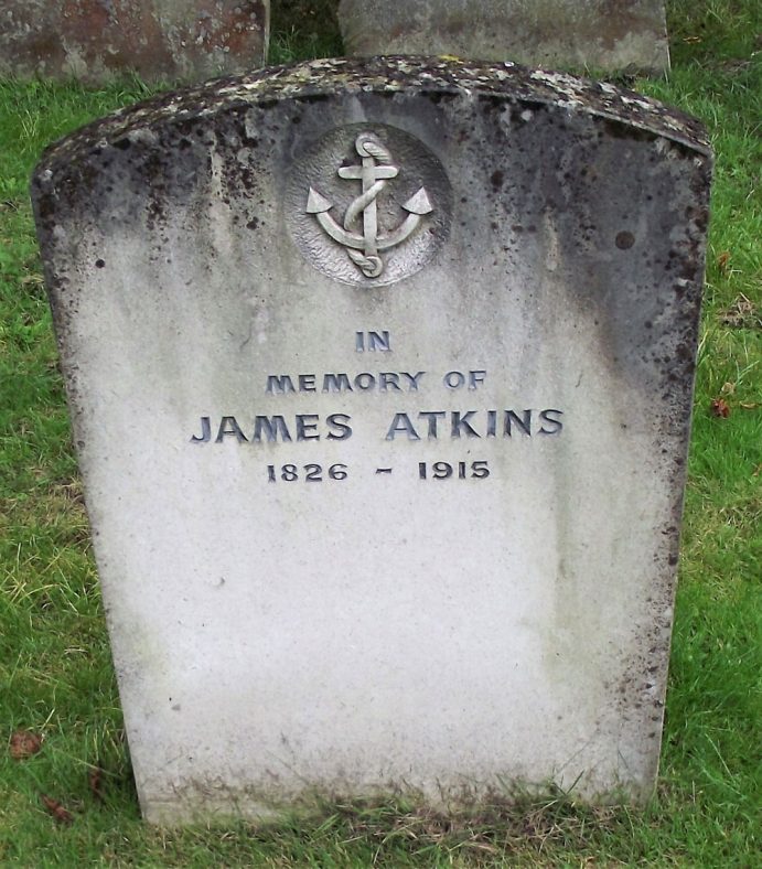 Gravestone of ATKINS Ann Elizabeth 1909; ATKINS James 1915 | Dawn Sedgwick