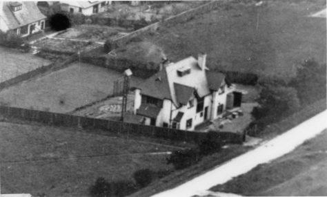 The Gatehouse, Salisbury Road. Aerial photograph. early 20th century