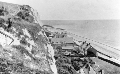 St Margaret's Bay from the cliff top. c1900