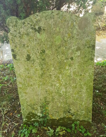 Gravestone of UPTON William 1800; UPTON Sarah 1818