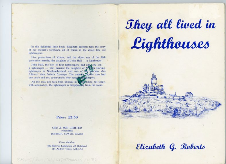 'They all lived in Lighthouses' by Elizabeth G Roberts. The Knott family. 1984