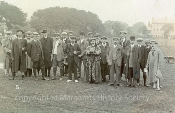 Officials at St Margaret's Sports Day. 1909