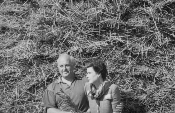 Gordon Denoon with his wife, Tommie, in 1947