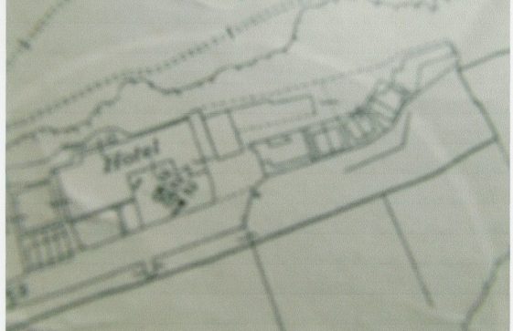 OS Map of St Margaret's Bay Beach Hotel and Houses 1937