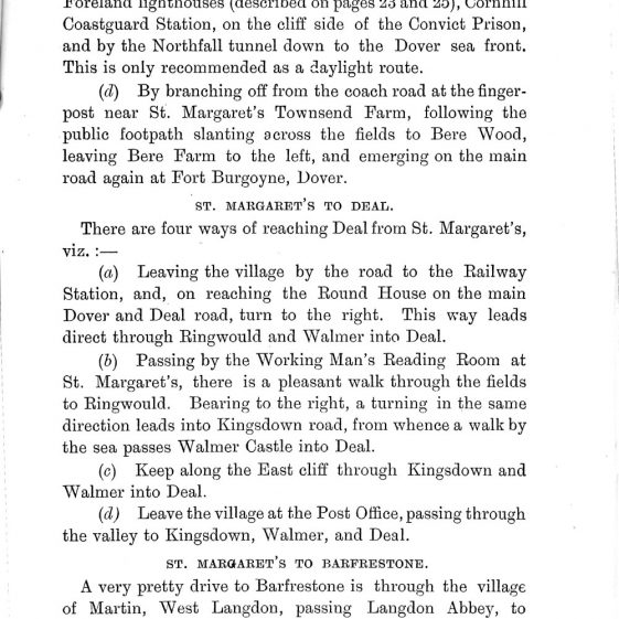 'St Margaret's Visitors Guide' by John Bavington Jones. nd, pages 32 - 38 and Back Cover | John Bavington Jones