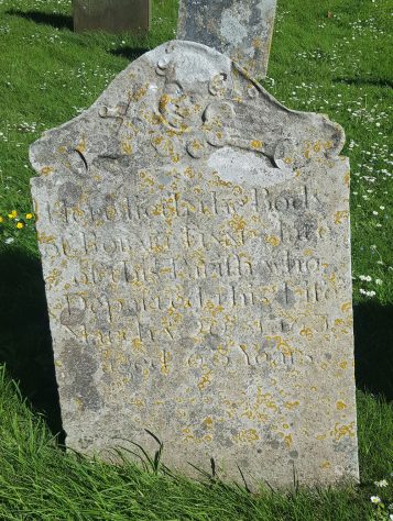 Gravestone of FINNIS Robart 1760