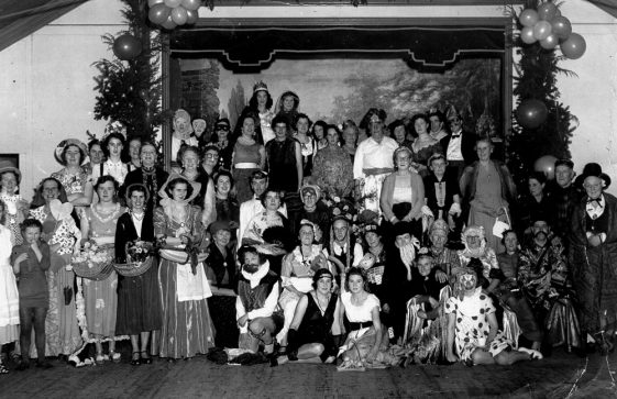 Cast of a St Margaret's WI stage production.