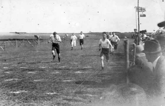 Running Race at the 16th Annual St Margaret's Sports Day. 1911